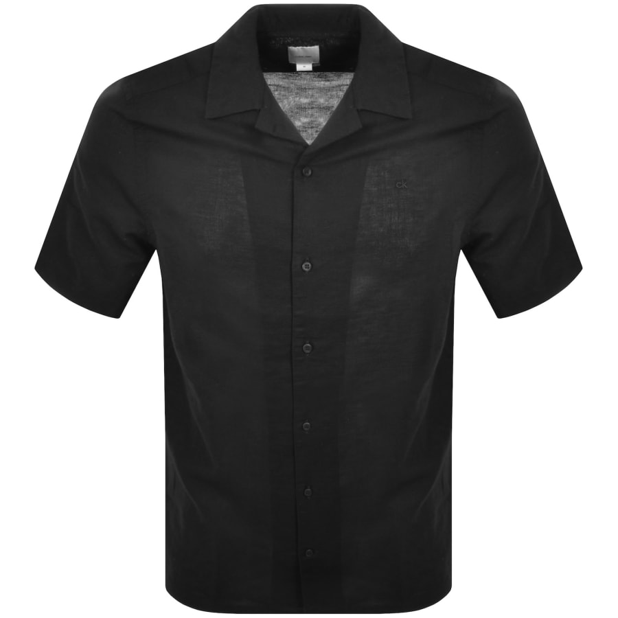 ★ LMC★ GLOBE LINEN SHORT SLV SHIRT black 0LM23SSH106BLK LMC Globe Linen Short Slv Shirt - Black | International Store